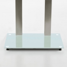 Jedálenský stôl sklenený Pixie, 140 cm, pieskované sklo - 3