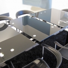 Jedálenský stôl sklenený rozkladací Gourmet, 230 cm - 2