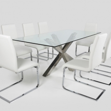 Jedálenský stôl sklenený Sturdy, 200 cm - 7