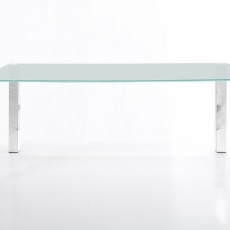 Stôl so sklenenou doskou Canton 180 cm, pieskované sklo - 3