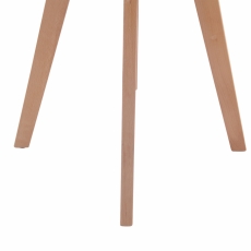 Jedálenský stôl Alter, 60 cm, prírodné drevo / biela - 6