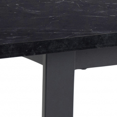 Jedálenský stôl Amble, 160 cm, čierna - 3