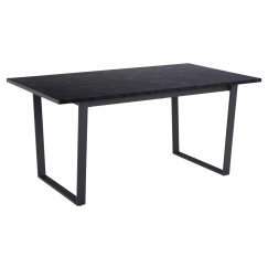 Jedálenský stôl Amble, 160 cm, čierna