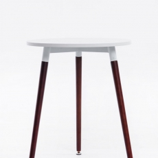 Jedálenský stôl Benet okrúhly, 60 cm, nohy cappuccino - 2