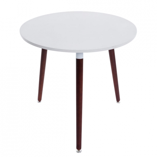 Jedálenský stôl Benet okrúhly, 80 cm, nohy cappuccino - 1