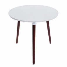 Jedálenský stôl Benet okrúhly, 80 cm, nohy cappuccino - 1