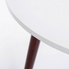 Jedálenský stôl Benet okrúhly, 80 cm, nohy cappuccino - 5