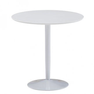 Jedálenský stôl Caffe, 75 cm, biela