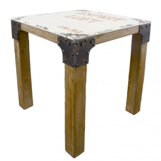 Jedálenský stôl drevený Loft, 76 cm - 1