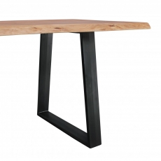 Jedálenský stôl Gaya, 160 cm, masív agát - 5
