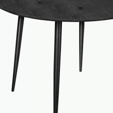 Jedálenský stôl Lion, 100 cm, čierna - 3