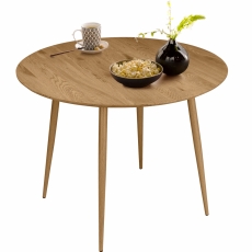Jedálenský stôl Lion, 100 cm, dub - 1
