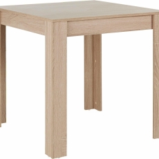 Jedálenský stôl Lora, 80 cm, dub - 1
