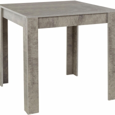 Jedálenský stôl Lora II., 80 cm, pohľadový betón - 2