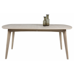 Jedálenský stôl Marte, 180 cm, biely dub