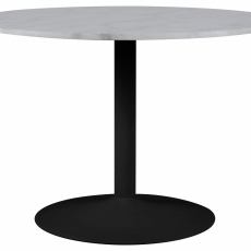 Jedálenský stôl okrúhly Tarifa, 110 cm, mramor - 4