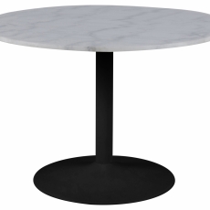 Jedálenský stôl okrúhly Tarifa, 110 cm, mramor - 11