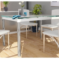 Jedálenský stôl Pipa, 200 cm, biela - 2