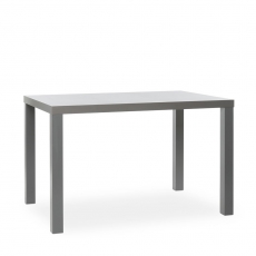 Jedálenský stôl Priscilla, 120 cm, sivá mat - 4