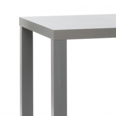 Jedálenský stôl Priscilla, 120 cm, sivá mat - 5
