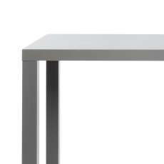 Jedálenský stôl Priscilla, 120 cm, sivá mat - 6