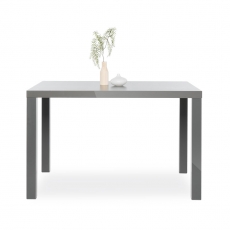 Jedálenský stôl Priscilla, 120 cm, sivá mat - 1