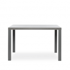 Jedálenský stôl Priscilla, 120 cm, sivá mat - 3