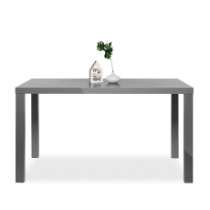 Jedálenský stôl Priscilla, 140 cm, sivá lesk - 1