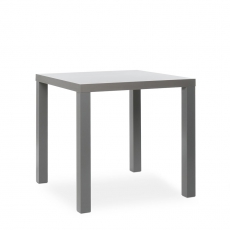 Jedálenský stôl Priscilla, 80 cm, sivá mat - 4