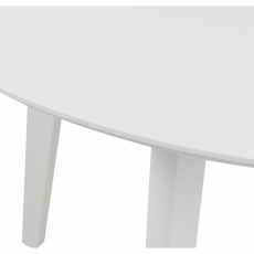Jedálenský stôl Roxby, 105 cm, biela - 2