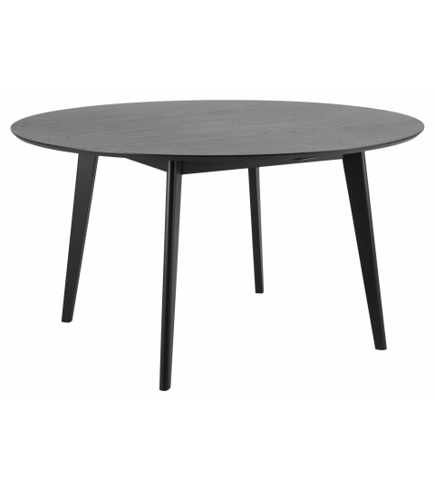 Jedálenský stôl Roxby, 140 cm, dub / čierna