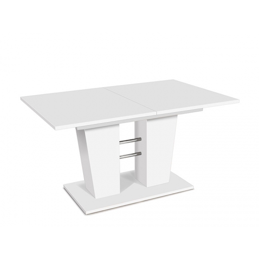 Jedálenský stôl rozkladací Brenda, 180 cm, biela - 1