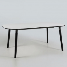 Jedálenský stôl rozkladací Polo, 380 cm, drevené nohy - 1
