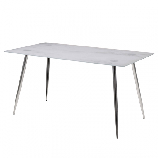 Jedálenský stôl sklenený Wanda, 150 cm - 1