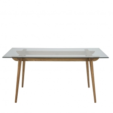 Jedálenský stôl sklenený Xena, 160 cm - 2