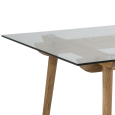 Jedálenský stôl sklenený Xena, 160 cm - 3