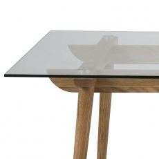 Jedálenský stôl sklenený Xena, 160 cm - 4