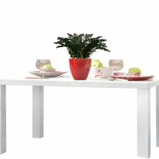 Jedálenský stôl Snox, 160 cm, biela - 6