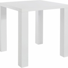 Jedálenský stôl Snox, 80 cm, biela - 2