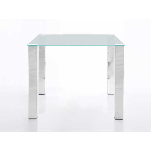 Výstavná vzorka Stôl so sklenenou doskou Canton 90 cm, pieskované sklo - 1