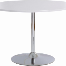 Jedálenský stôl Terra, 110 cm, biela - 1