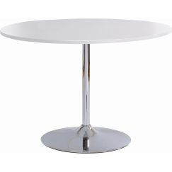 Jedálenský stôl Terra, 110 cm, biela