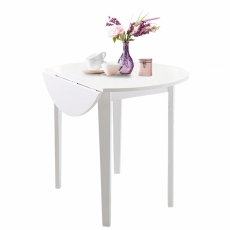 Jedálenský stôl Treno, 92 cm, biela - 1