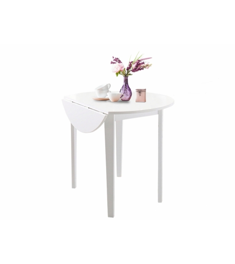 Jedálenský stôl Treno, 92 cm, biela