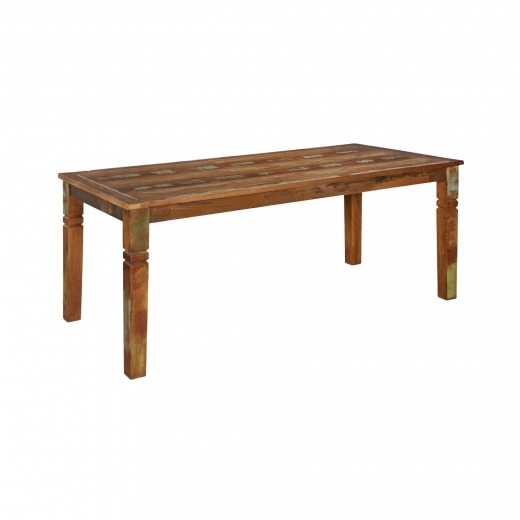 Jedálenský stôl z recyklovaného dreva Kalkutta, 180 cm, mango - 1