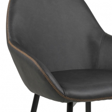 Jedálna stolička Disca (SET 2 ks), holubičia šedá - 6