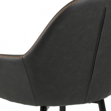 Jedálna stolička Disca (SET 2 ks), holubičia šedá - 7