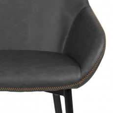 Jedálna stolička Disca (SET 2 ks), holubičia šedá - 8