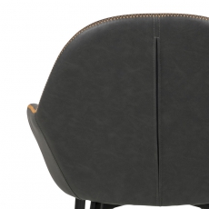 Jedálna stolička Disca (SET 2 ks), holubičia šedá - 9