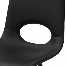 Jedálna stolička Springe (SET 4 ks), čierna - 2